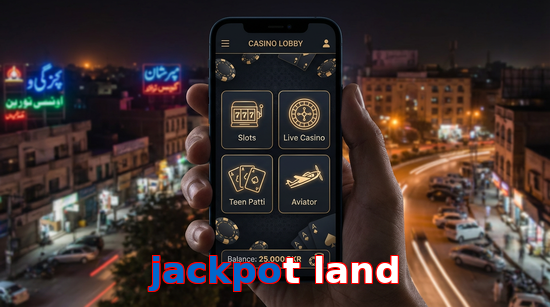 Main screen of Jackpot Land app page for PK players