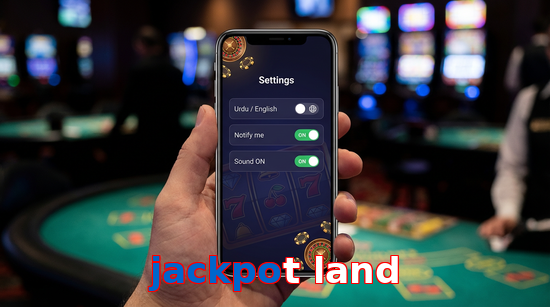 Game list for Jackpot Land app section