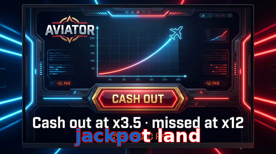Game list for Jackpot Land aviator section