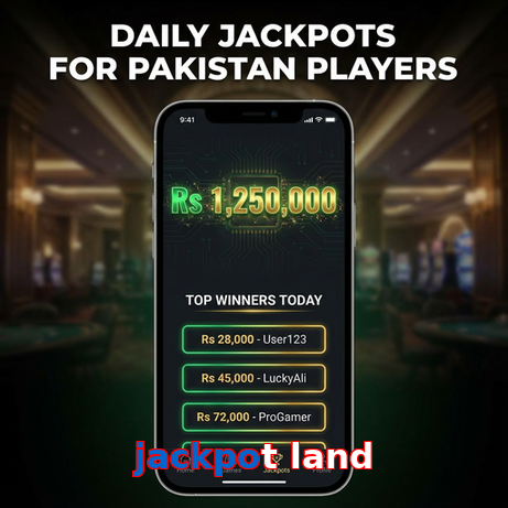 Game list for Jackpot Land win section
